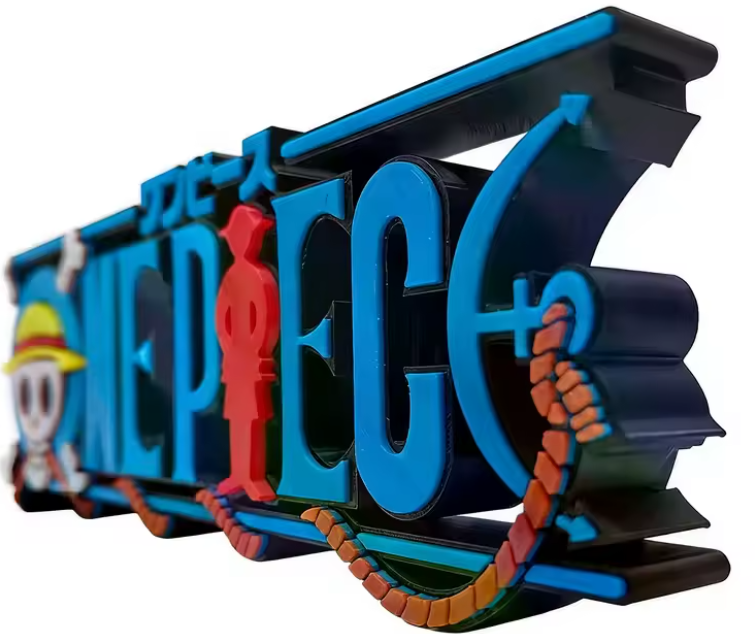 3D printed pirate display sign